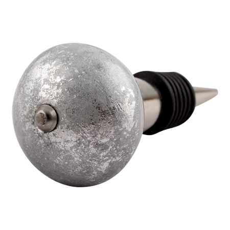 Silver Ceramic Wine Stopper (Pack Of One Piece)